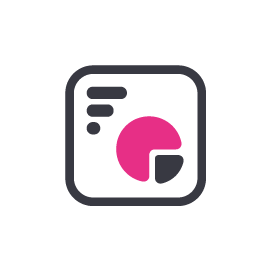 Icon grau und pink Software